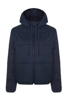 Will's Vegan Store Will's Vegan Store Damen vegan Pufferkapuze Dunkelblau – Produktbild 1 von 1
