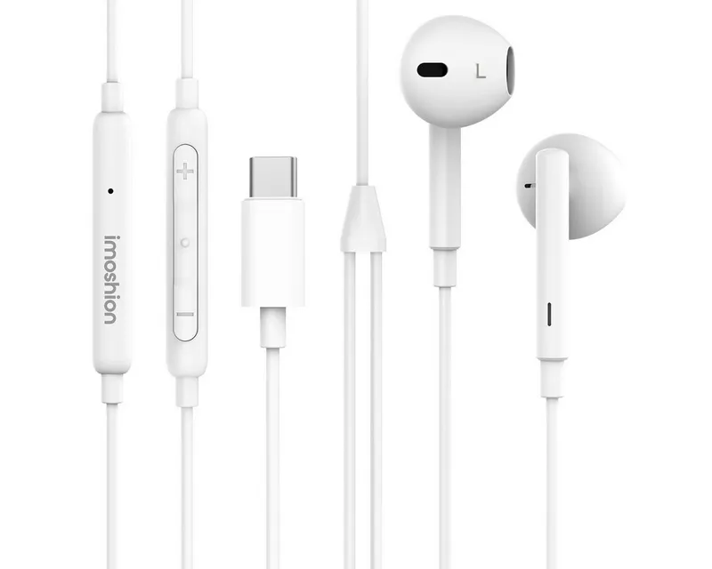 imoshion imoshion Kopfhörer - Kabelgebundene Kopfhörer - USB-C Anschluss - Weiß In-Ear-Kopfhörer, Weiß, – Produktbild 1 von 5