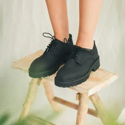 NAE NAE Damen vegan Derby Helen Black – Produktbild 1 von 1