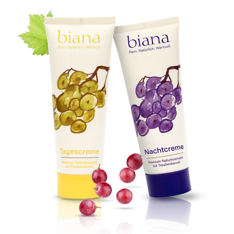 biana Tages- & Nachtcreme Bundle mit Traubenkernöl – Produktbild 1 von 1
