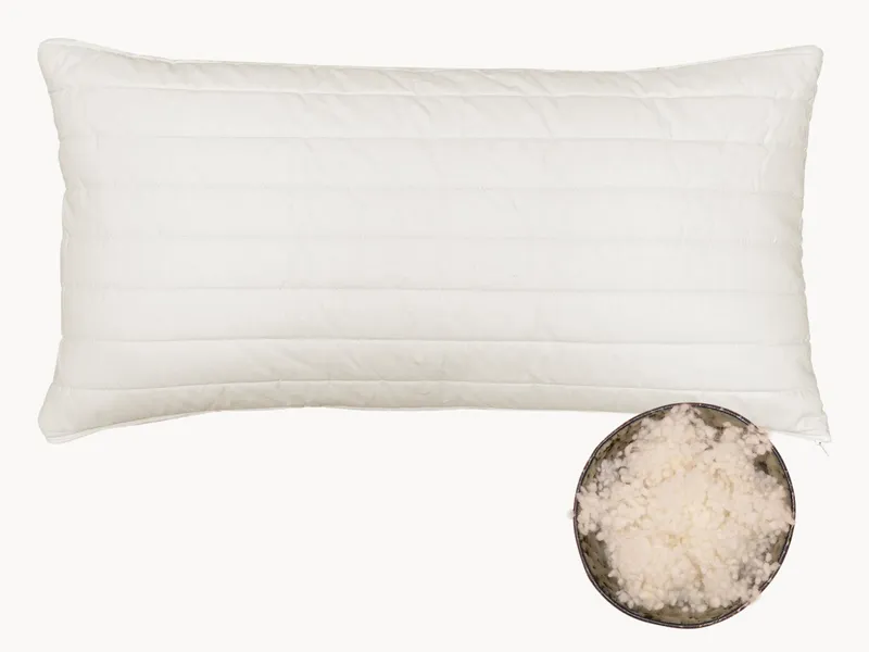 allnatura allnatura Wollflocken-Kopfkissen "Pecora" - Schnäppchen 2092-07448 | 40x60 cm – Produktbild 1 von 2