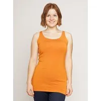 Peaces bio handbedruckte Biomode Peaces.bio - handbedruckte Biomode Peaces Tank-Top, Orange, – Produktbild 1 von 1