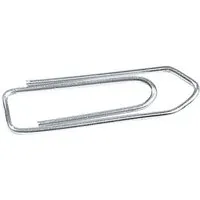 Büroklammern 32 mm, silber, verzinkt, 1.000 Stk. Großpack – Produktbild 1 von 1