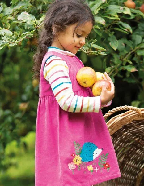 Frugi Frugi Cordkleid Lily Igel-Liebe in pink – Produktbild 2 von 3