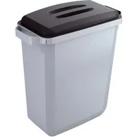 Durable DURABLE Mülleimer 'Durabin 60' 60 l, mit schwarzem Deckel – Produktbild 1 von 1