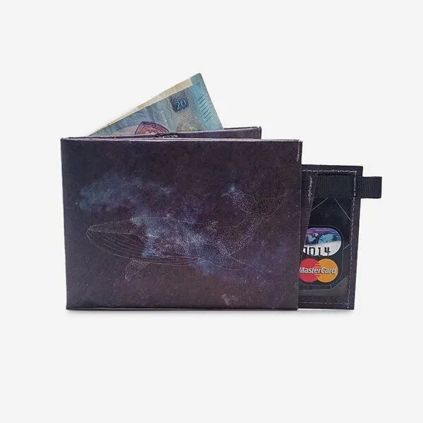 paprcuts paprcuts RFID Portemonnaie Pro, Galactic whale 2.0.(blau), – Produktbild 1 von 4