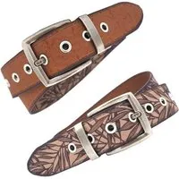 Seegarn Seegarn - Gürtel / Wendegürtel SeeBoden 4cm, Antik silber, – Produktbild 2 von 5