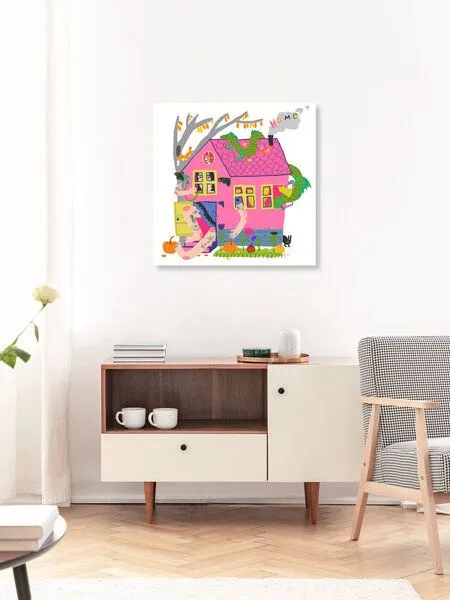 Photocircle Photocircle Poster / Leinwandbild - Home I don't fit in – Produktbild 2 von 4