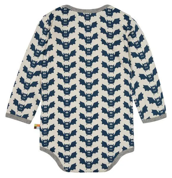 loud + proud loud + proud Baby Body Langarm, GOTS-zertifiziert, Ultramarin(blau), – Produktbild 2 von 2