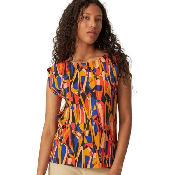 SKFK SKFK T-Shirt Marixol Sails, Sails (orange), – Produktbild 1 von 4