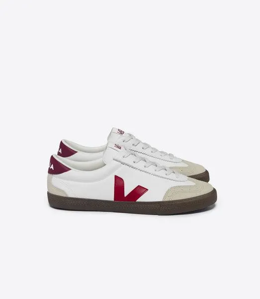 Veja Veja Sneaker Damen - Volley Leather, Weiß (white pekin bark), – Produktbild 1 von 3
