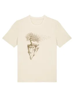 Life-Tree Life-Tree Shirt aus Biobaumwolle für Herren "Maple Island" in Natural Raw/Green Bay/Desert Dust – Produktbild 1 von 1