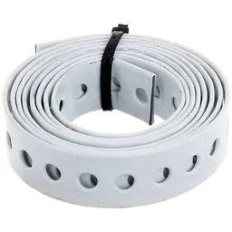 Alberts ALBERTS Lochband, verzinkt, weiß kstbesch., Breite 17 mm, Länge 1,5 m – Produktbild 1 von 1