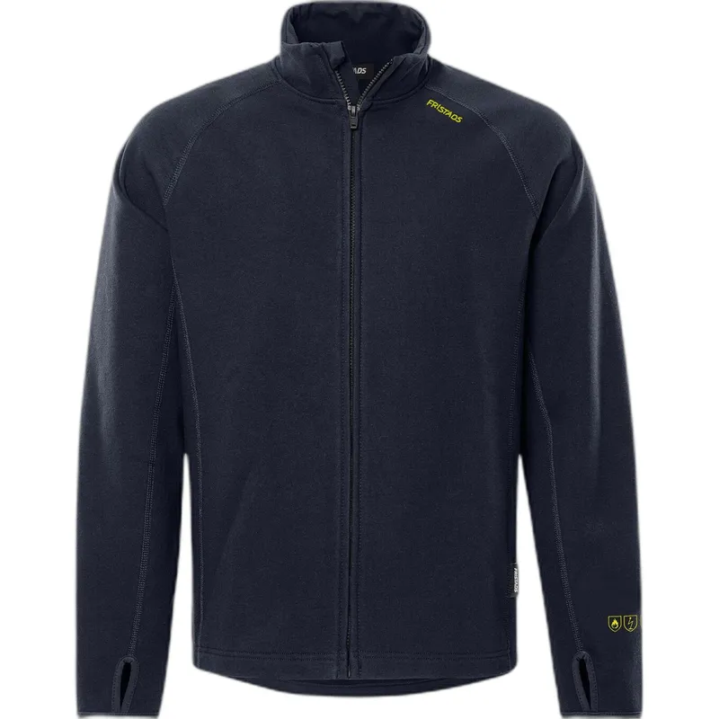 Fristads Dehnbare Full-Zip-Jacke Fristads 7044 MFRN, Bleu, – Produktbild 2 von 2