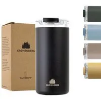 GROENENBERG GROENENBERG Thermobecher 473ml | Kaffeebecher to go 100% Auslaufsicher | Hält mind. 4 h warm, Black, – Produktbild 1 von 1