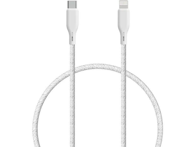Upström Upström Ladekabel "ESSENTIALS" USB-C auf Lightning, weiß, 1,2 m – Produktbild 1 von 1