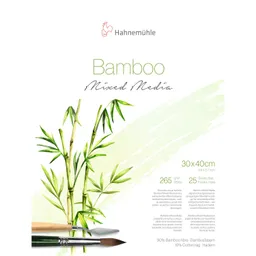 Hahnemühle Hahnemühle Block Bamboo Mixed Media 265g/m² 30x40cm 25 Blatt – Produktbild 1 von 1