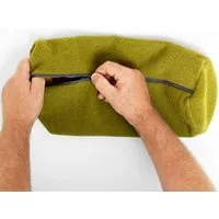 nahtur design nahtur-design Kissenbezug für Nackenrollen | 100% Flauschloden, Moos_01 (grün), – Produktbild 1 von 1