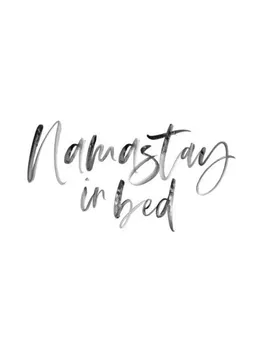 Photocircle Photocircle Poster / Leinwandbild - Namastay in Bed No3 – Produktbild 1 von 1