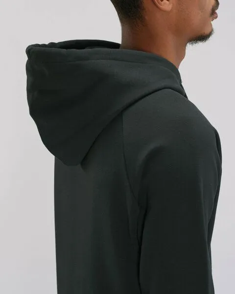 Human Family Human Family Bio Herren Hoodie "Reaper - Geometric Questionmark" in 5 Farben, Schwarz, – Produktbild 4 von 4