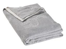 HANS NATUR Babydecke Bio-Baumwolle Giraffe grey Maße 80 x 100 cm – Produktbild 1 von 1