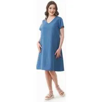 ORGANICATION ORGANICATION Damen vegan Kleid Hellmarine – Produktbild 1 von 1