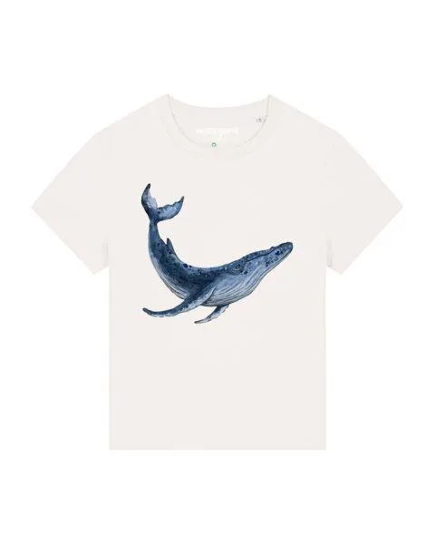 watapparel watapparel T-Shirt Frauen Wal, Off white, – Produktbild 1 von 4