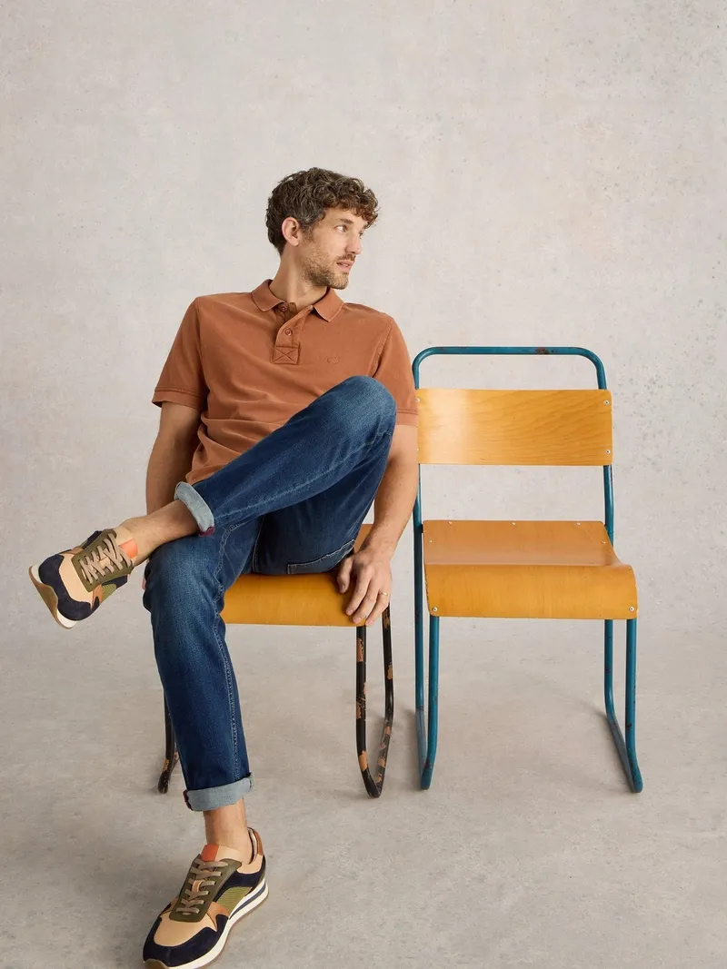 White Stuff Polo utilitaire - S, Nude, – Produktbild 1 von 4