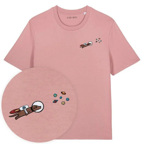 LIGARTI T-Shirt – Astrowau – LIGARTI Tiermanufaktur, Schwarz, – Produktbild 3 von 4