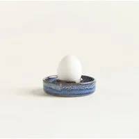 onomao onomao Eierbecher aus Steinzeug 2-er Set | Kollektion TRADITIONELL, Blau, – Produktbild 1 von 1