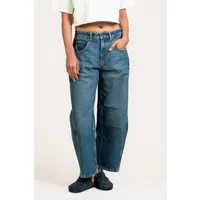 Kuyichi Kuyichi Damen vegan Jeans Rebel Barrel Crystal Blue, Blau, – Produktbild 1 von 1