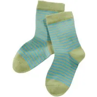 grödo Ringelsocken kiwi-türkisblau Gr. 1-2 – Produktbild 1 von 1