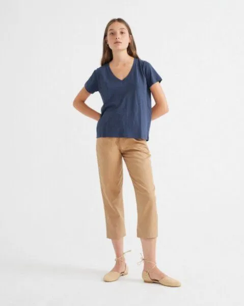 thinking mu thinking mu T-Shirt - Hemp Clavel - aus Hanf & Bio-Baumwolle, Blau (navy), – Produktbild 1 von 1