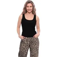 Ingoria Ingoria LORIE doppellagiges Wende-Top (Uni), Schwarz, – Produktbild 1 von 1
