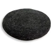 Frida Feeling Frida Feeling Filz Sitzkissen, Ø ca 35 cm, gefüllt - verschiedene Farben, Anthrazit, – Produktbild 1 von 1