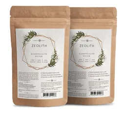 Nordic Pure Nordic Pure Zeolith Pulver (95% Klinoptilolith-Anteil), extra fein 2x1000 g – Produktbild 1 von 1