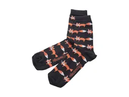 Fräulein Prusselise Damen Socken Bio-Baumwolle Fuchs schwarz Gr.39/42 – Produktbild 1 von 1