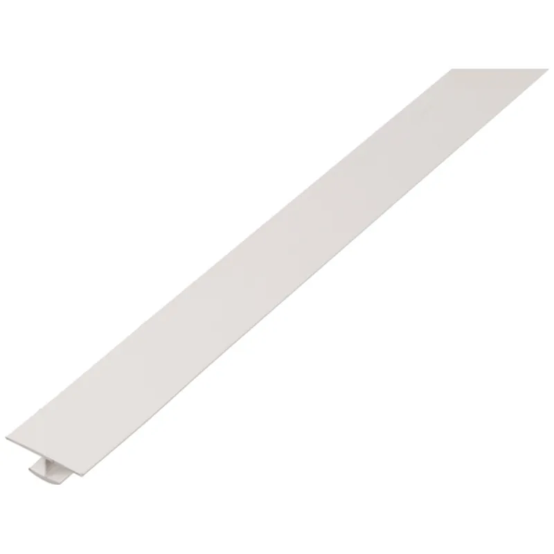 Alberts ALBERTS H-Profil, PVC weiß, LxB obenxHxB unten 1000 x 25 x 6 x 10 mm – Produktbild 1 von 1
