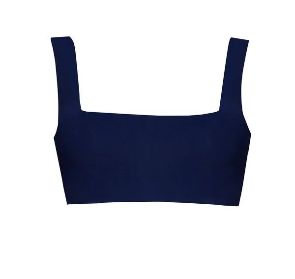 RENDL RENDL Top No.10 - gerade geschnittenes Bikini Top, Blau, – Produktbild 1 von 4