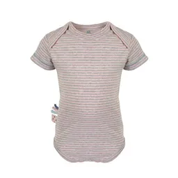 OrganicEra Baby S/S Kurzarm Bodysuit Gestreift 'OrganicEra' aus Bio-Baumwolle – Produktbild 1 von 1