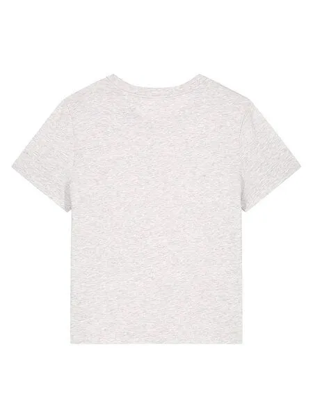watapparel watapparel T-Shirt Frauen Don't overthink it, Cool heather grey, – Produktbild 4 von 4