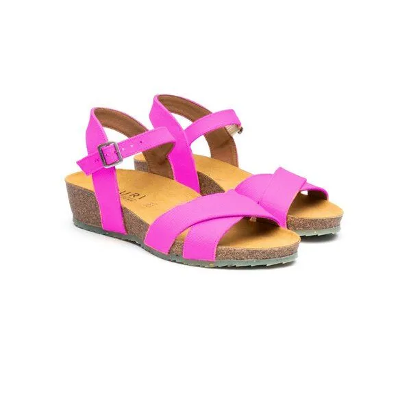 Zouri Zouri Nature Plateau Sandalen, Pink, – Produktbild 1 von 1