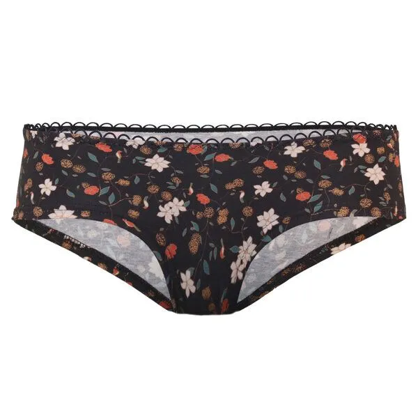 Frija Omina Frija Omina Bio Hipster Muster, Fleur noir (schwarz), – Produktbild 1 von 2