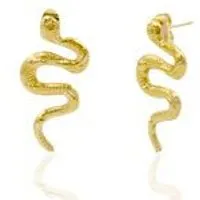 ELEKTROPULLI Ohrringe ca. 28x14mm Elektropulli, Gold, – Produktbild 2 von 3