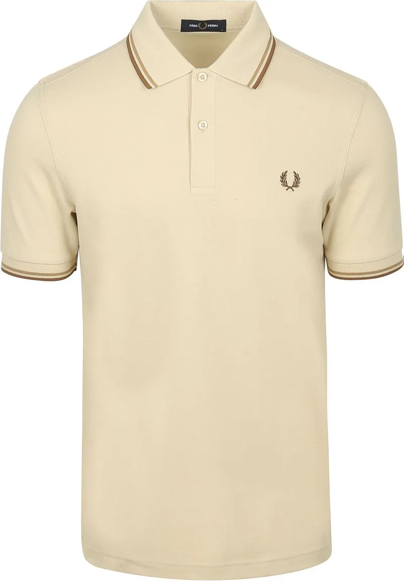 Fred Perry Fred Perry Polo Twin Tipped M3600 Beige - Größe XL, Beige, – Produktbild 1 von 5