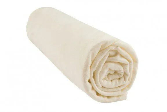 Easy Dort Easy Dort Spannbettlaken Aus Jersey Bio-Baumwolle, Ecru, – Produktbild 2 von 2