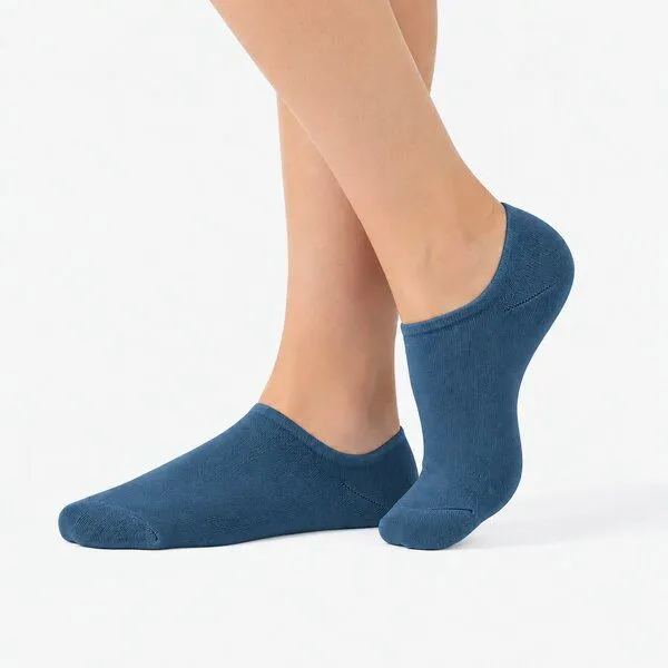 Opi and Max Opi and Max Sneaker Socken aus Bio-Baumwolle für Damen & Herren (GOTS 3er-Pack), Blau, – Produktbild 3 von 4