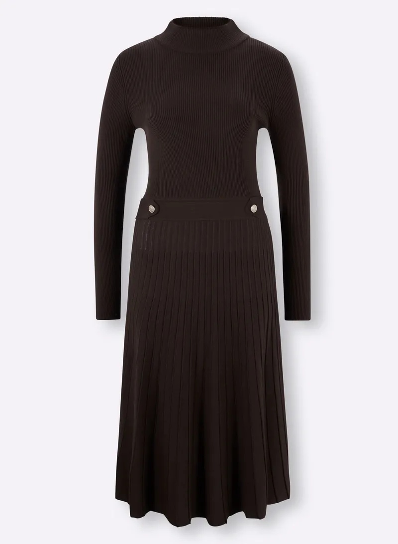 heine Strickkleid, Schoko, – Produktbild 1 von 2