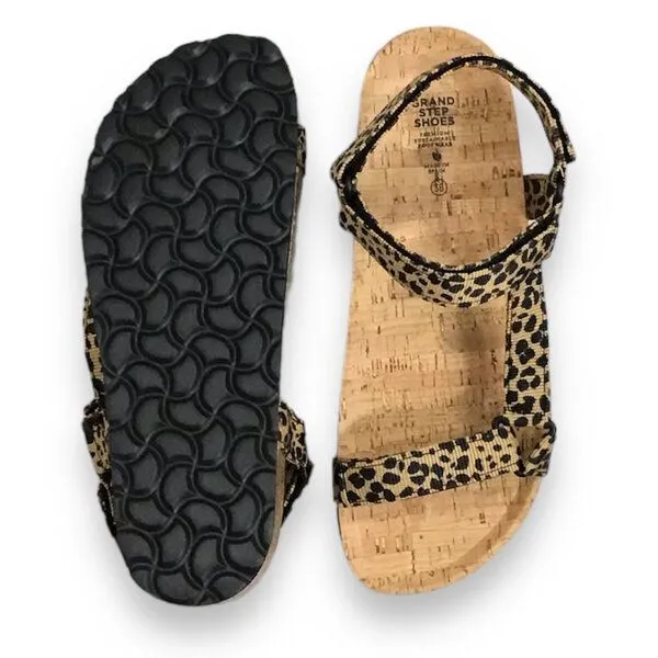 Grand Step Shoes Grand Step Shoes Vegane Sandale Levi, Hellbraun, – Produktbild 3 von 3