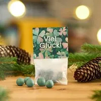 Die Stadtgärtner Die Stadtgärtner 10x5 Blumenmurmeln im Tütchen "Viel Glück" I Mutmacher I Glücksbringer Prüfung, Abitur I Gastgeschenk Silvester – Produktbild 1 von 1